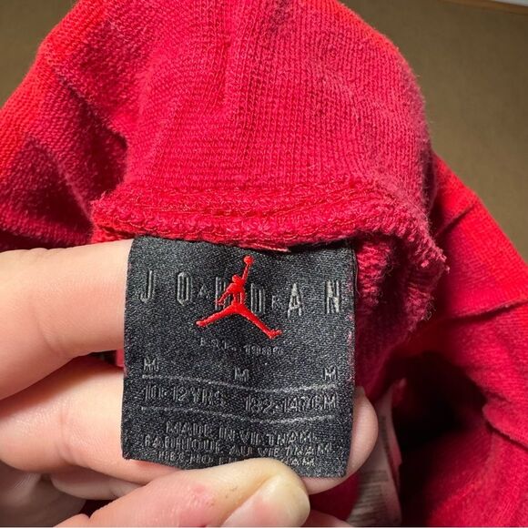 Jordan Red Two Tone Casual Athletic Sweat Shorts - Picture 5 of 5